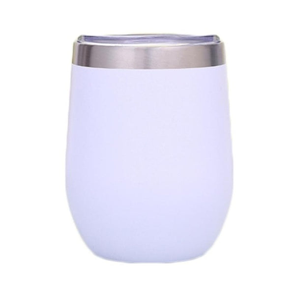 12oz Black Stainless Steel Tumbler Travel Cup