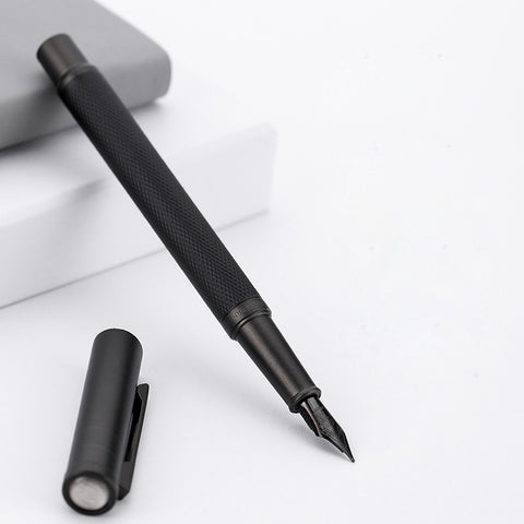 Classic Matte Stainless Steel Fountain Pen