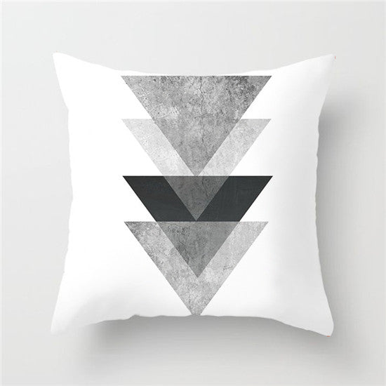 17x17 Black & White Sham Cover Cases For Square Pillow